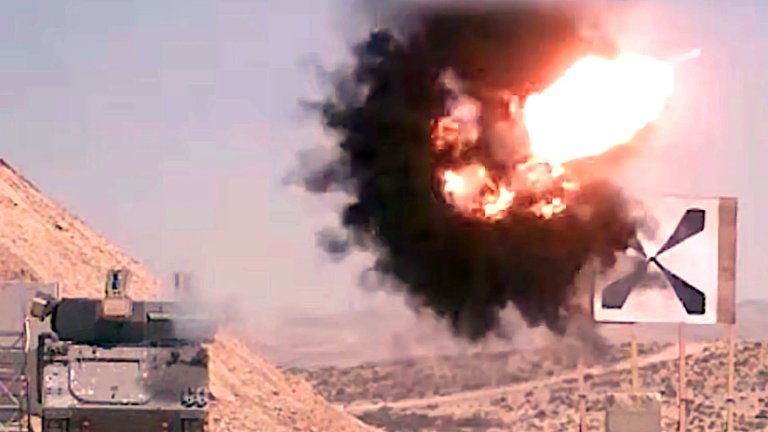 The Israeli Iron Fist active protection system has demonstrated its ability to down incoming drones.