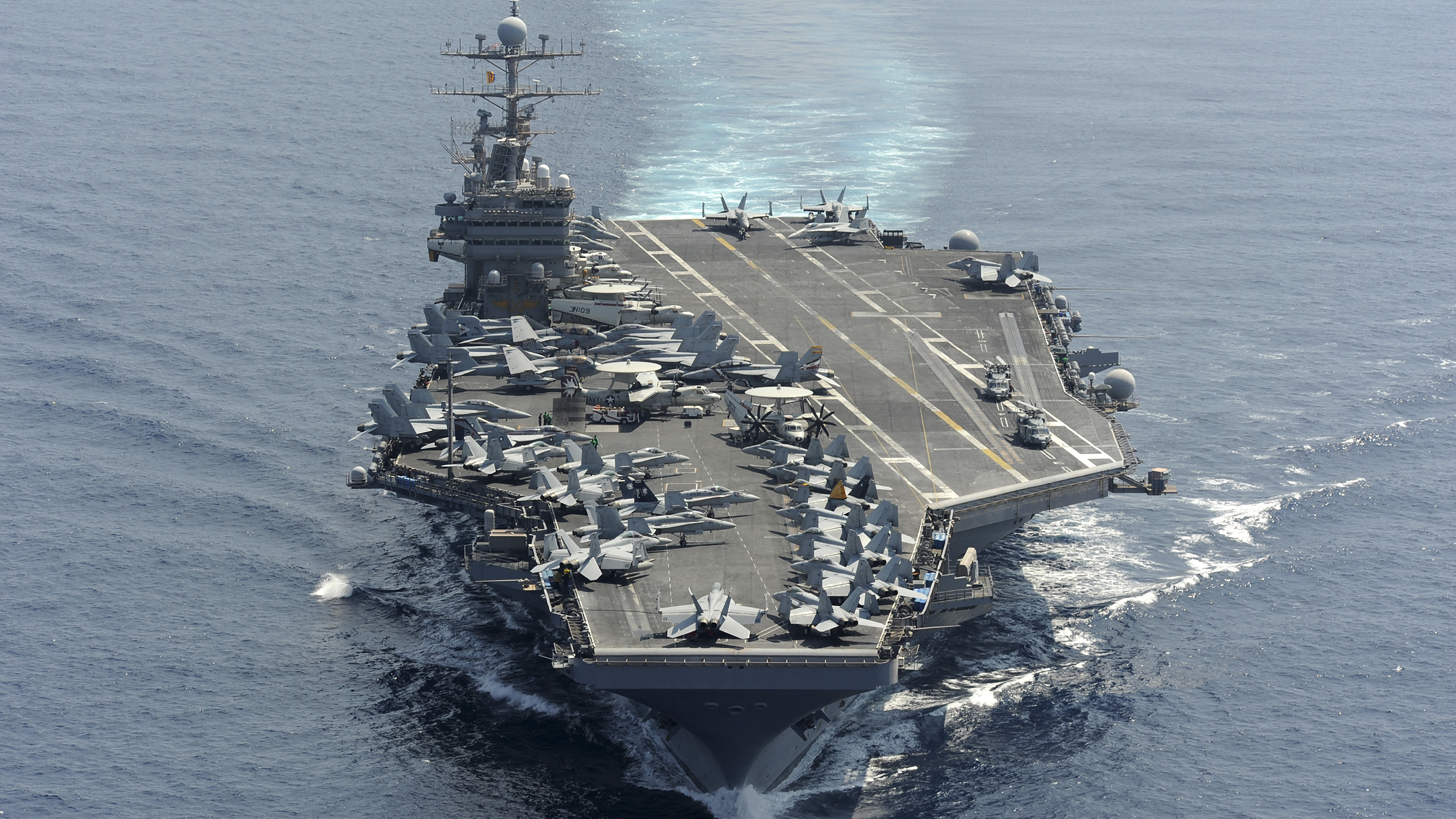 Signs Emerge Of U.S. Navy, Air Force Push To Middle East