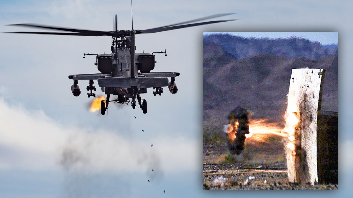 AH-64 Apache Is Getting Proximity Fuzed 30mm Cannon Ammo For Swatting Down Drones