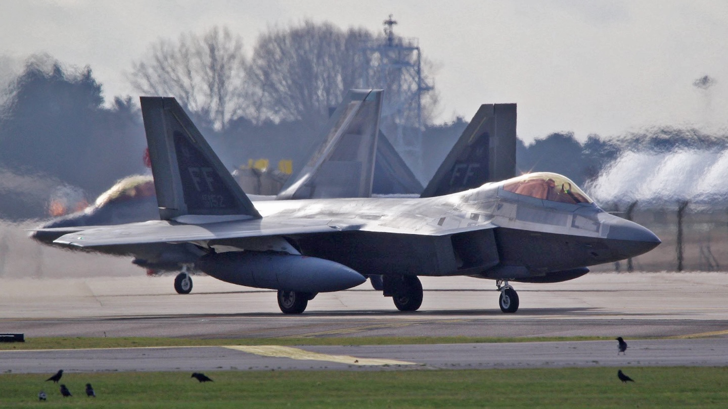 F-16s Arrive To Protect Diego Garcia, F-22s Forward Deploy To Israel