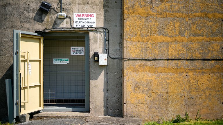 NANTWICH, ENGLAND - MAY 24: A general view outside of the former RAF Hack Green secret nuclear bunker on May 24, 2023 in Nantwich, England. Hack Green played a central role in the defence of Britain for almost sixty years. It was chosen during WW2 to protect the land between Birmingham and Liverpool from hostile attack and as a location for the new RADAR equipment. The bunker went on to be used for shelter and protection during the Cold War. As relations between East and West thawed many of the UK's nuclear bunkers were sold off. The Secret Bunker is now privately owned by the Siebert family and is run as a museum trust. (Photo by Christopher Furlong/Getty Images)