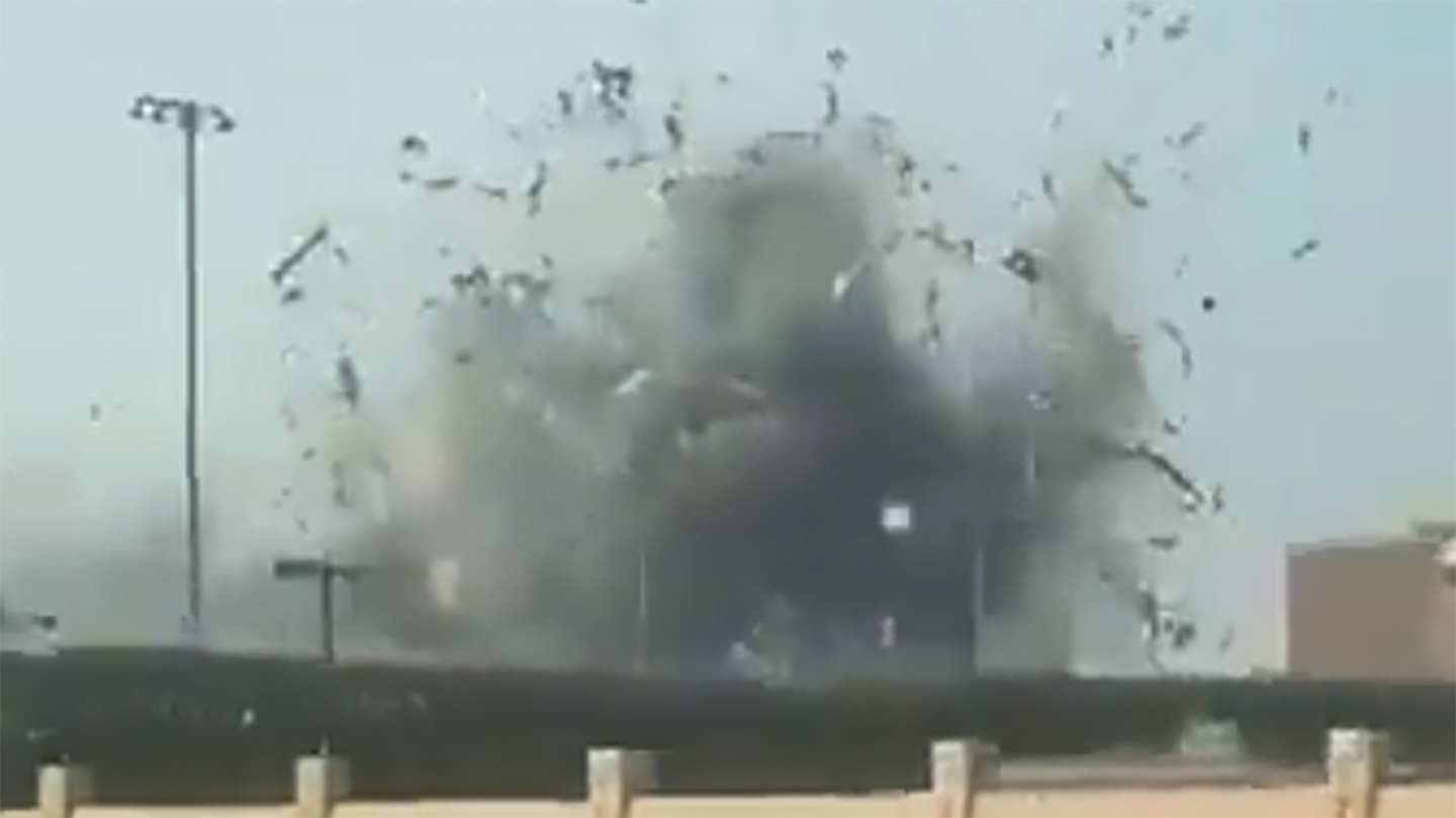 Iran strikes 5th fleet headquarters in Bahrain.