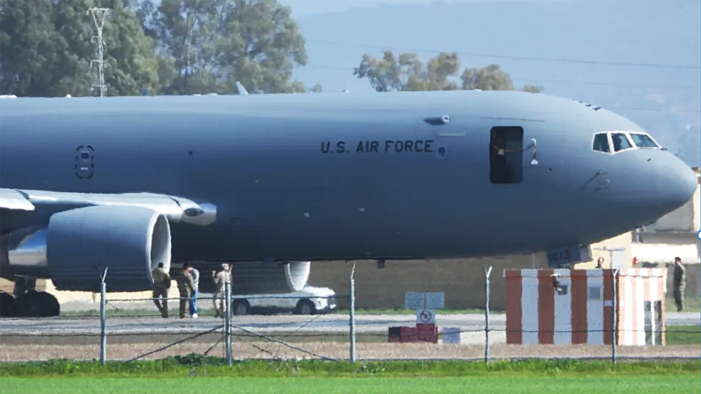 twz.com - Howard Altman - KC-46 Mishap Closes Key European Logistical Hub For U.S. For Days