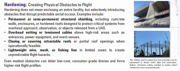 Structure Defense Guide Hardened Structures, Nets For Drone Defense Front And Center In New ...
