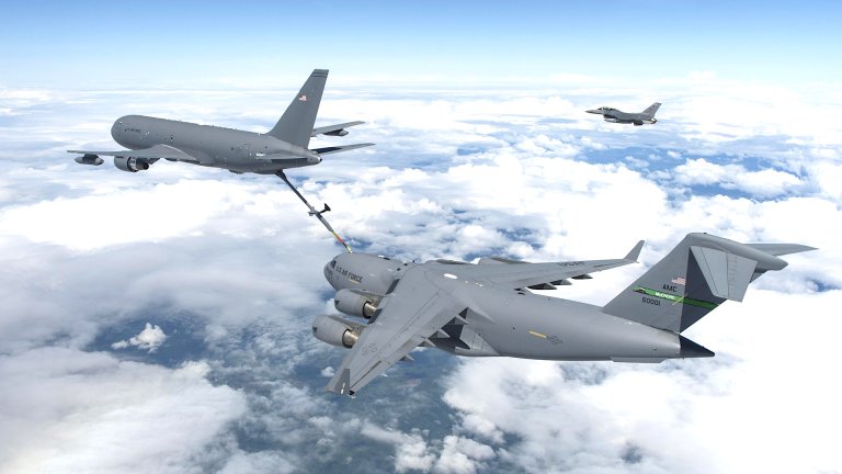 The U.S. Air Force is exploring new ways to protect aerial refueling tankers and other high-value support aircraft by physically defeating incoming threats rather than trying to jam them or otherwise throw them off course.