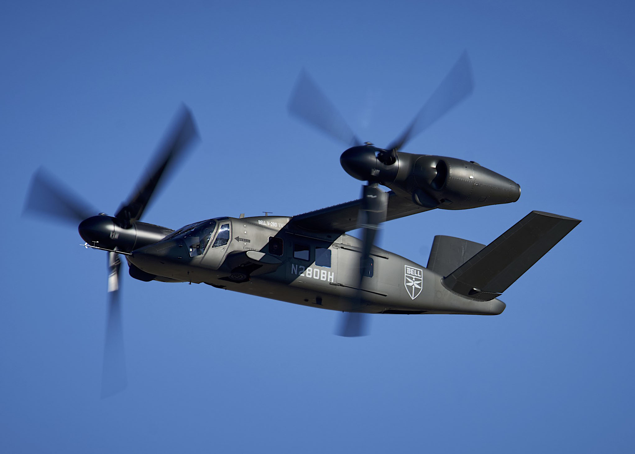 Pictured is the Bell V-280 Valor developed for the Army's Joint Multi-Role Technical Demonstrator program as a pre-cursor to the Future Long Range Assault Aircraft. On 5 December 2022, Bell was chosen to develop the MV-75 FLRAA (Photos courtesy of Bell)