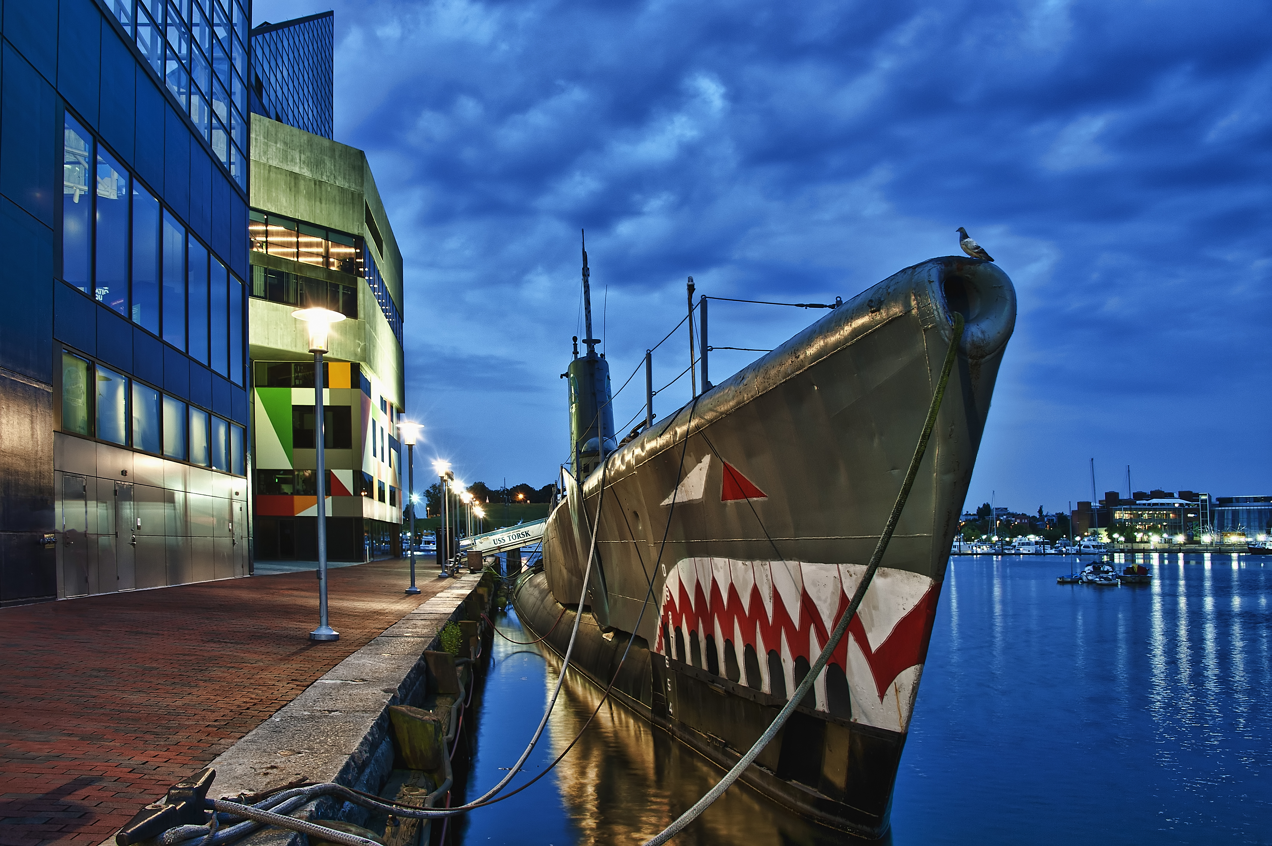 BALTIMORE, MARYLAND, UNITED STATES - 2011/08/17: USS Torsk, Submarine Memorial, Inner Harbor. (Photo by John Greim/LightRocket via Getty Images)