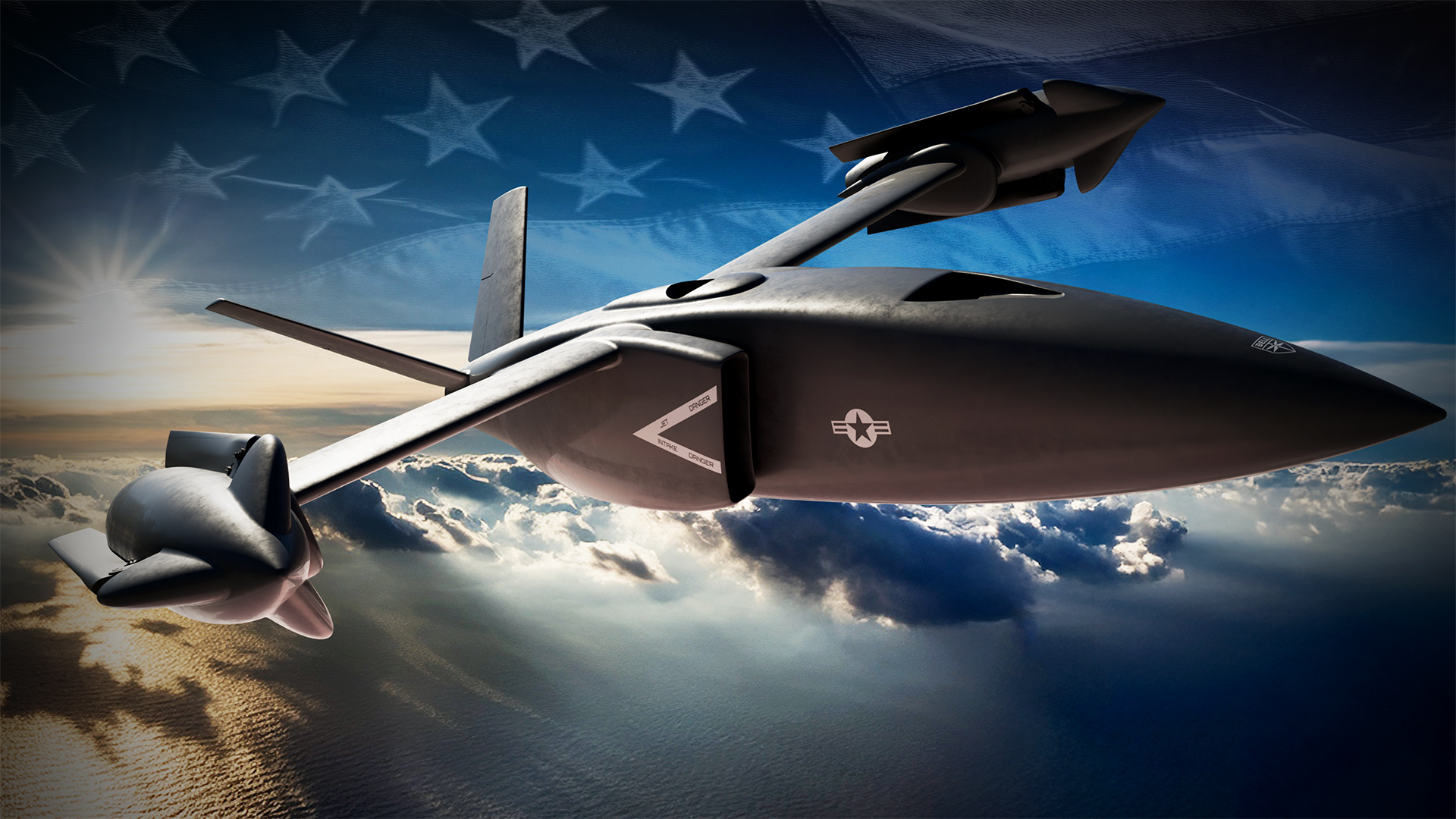 航空機・ヘリコプター O.S 46AX Bell's X-76 Fold-Away Rotor Aircraft Is DARPA's Newest X-Plane