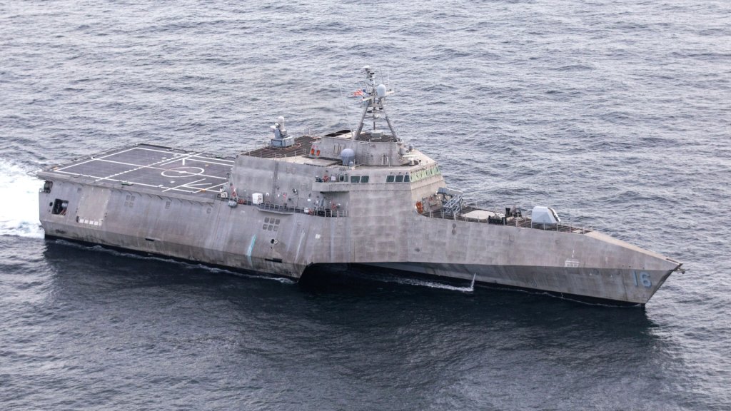 In a follow-up to our recent story about a pair of U.S. Navy Independence class Littoral Combat Ships (LCS) configured for minesweeping appearing in the Pacific, those vessels have now moved further east from Malaysia to Singapore.