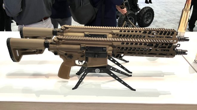 A slightly shorter and lighter-weight carbine version of the U.S. Army's new 6.8x51mm M7 service rifle has now gotten its own designation: XM8.