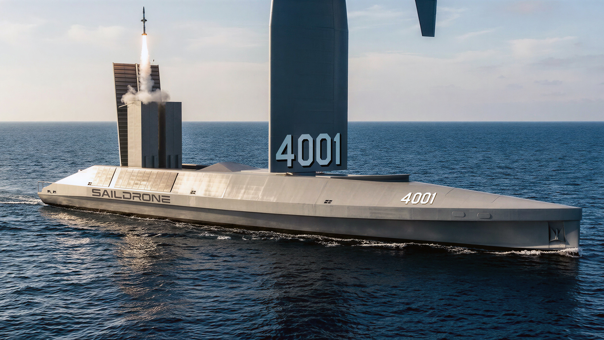 Saildrone’s Missile-Toting Spectre Enters Navy’s Medium-Sized Unmanned Ship Competition