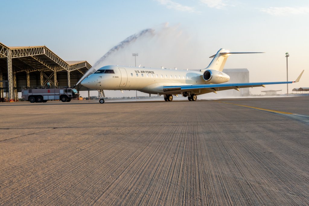 هواپیمای جدید E-11A BACN در پایگاه پرنس سلطان