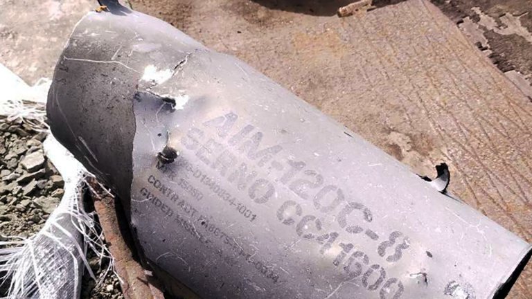 Recently uncovered wreckage of an Advanced Medium-Range Air-to-Air Missile (AMRAAM)reveals that Ukraine is employing the AIM-120C-8 version, a weapon that is close to the ‘top of the line’ for these missiles. Ukraine can employ AMRAAM from its F-16 fighters, as well as from the ground-based National Advanced Surface-to-Air Missile System (NASAMS) air defense system.
