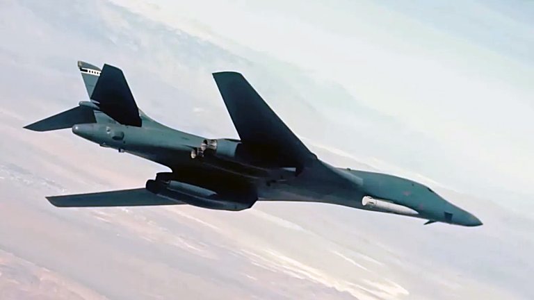 For the first time, as far as we know, the U.S. Air Force has publicly released imagery showing a B-1B Lancer bomber carrying an AGM-183 Air-launched Rapid Response Weapon hypersonic missile, or ARRW.