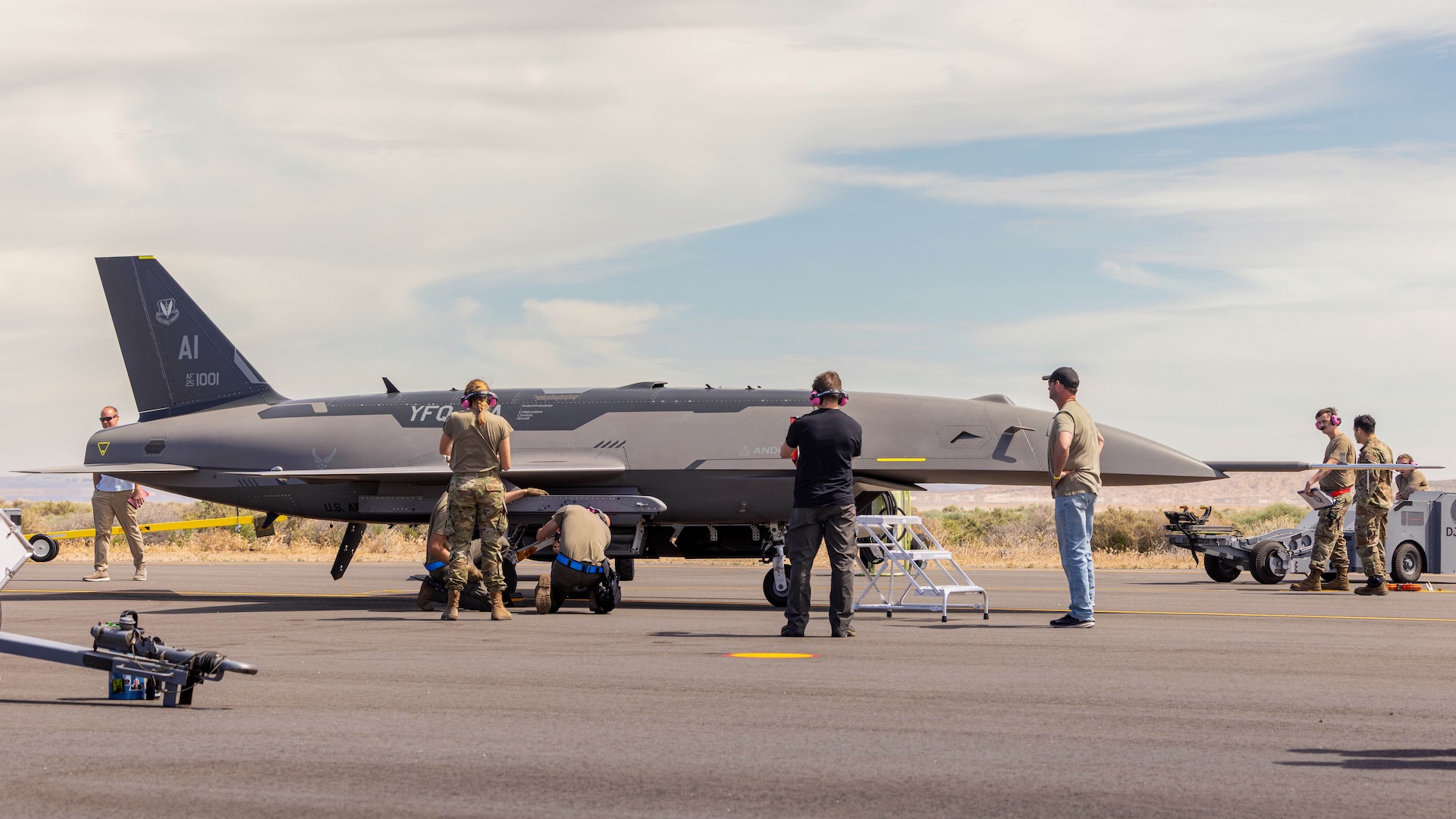 YFQ-44 Fury Fighter Drone Wraps Contested Operations Test That