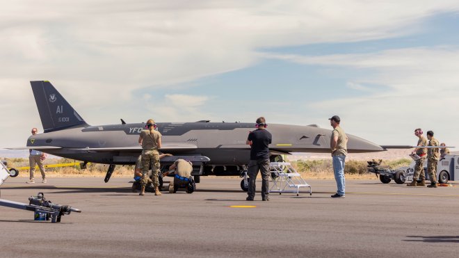 The Air Force’s Experimental Operations Unit, under Air Combat Command, concluded a critical exercise with Collaborative Combat Aircraft recently at Edwards Air Force Base, California, putting principles of the new Warfighting Acquisition System into practice. The exercise employed the YFQ-44A aircraft and represents a shift toward the new concept of earlier, operator-driven experimentation to inform tactics and procedures that will accelerate the delivery of this transformative capability to the warfighter.