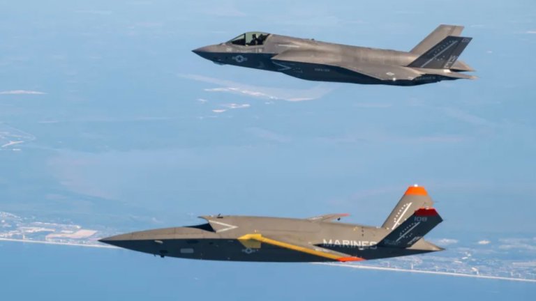 The Marine Corps is kicking off its CCA efforts with a landing gear-equipped version of Kratos’ XQ-58 Valkyrie.