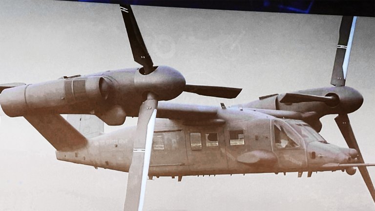 The U.S. Army has given us our first glimpse at what the new MV-75A Cheyenne II tiltrotor will look like in its special operations configuration.