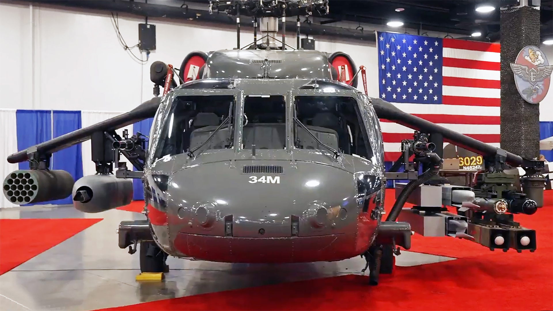 Armed Black Hawk is shown off with new wings and weapons.
