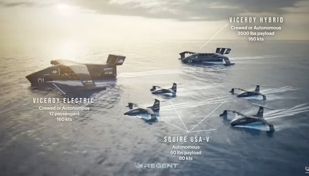 Regent Squire Wing-In-Ground Effect Drone Demonstrator Makes First ...