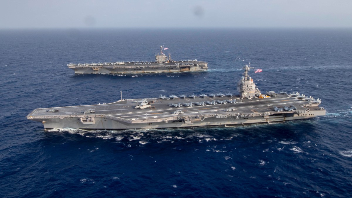 The review includes comparing the Ford class to the Nimitz class and seeing what has been gained or lost operationally.