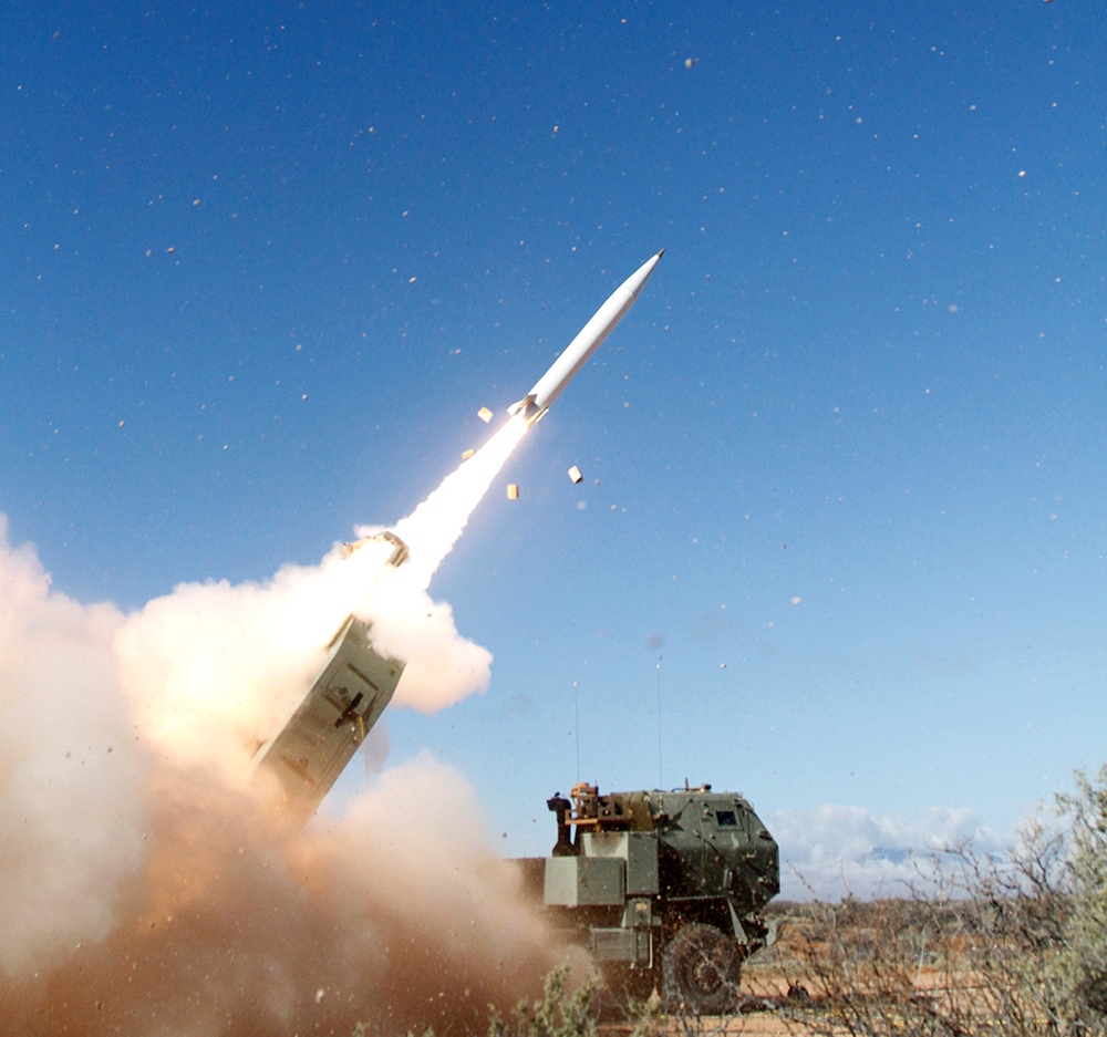 The PrSM is the next-generation, long-range precision-strike missile delivering critical capabilities to attack, neutralize, suppress, and destroy targets, supporting successful mission execution via combined Joint All-Domain Operations. (Official U.S. Army photo)
