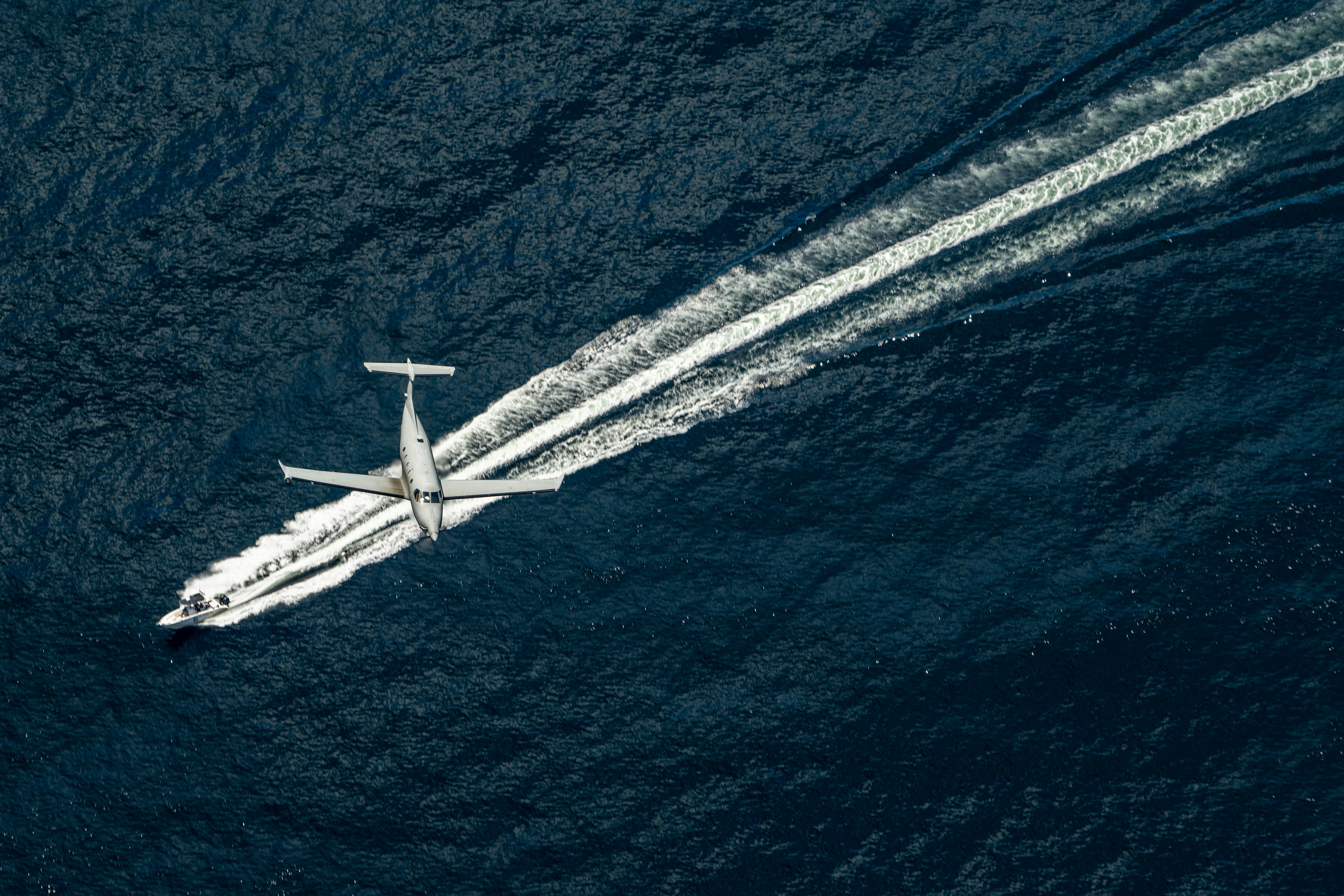 A U-28A Draco assigned to Air Force Special Operations Command conducts a flyover rehearsal over the Gulf of America at Hurlburt Field, Florida, June 5, 2025. The U-28A provides airborne intelligence, surveillance and reconnaissance in support of special operations missions. (U.S. Air Force photo by Airman 1st Class Tori Haudenschild)