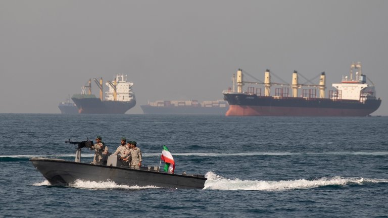 Iran is working to cement its control over the Strait of Hormuz.