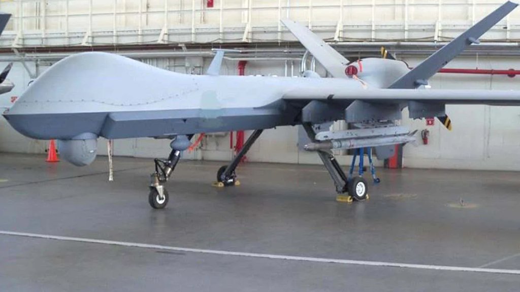 MQ-9 مسلح به موشک هوا به هوای AIM-9X Sidewinder