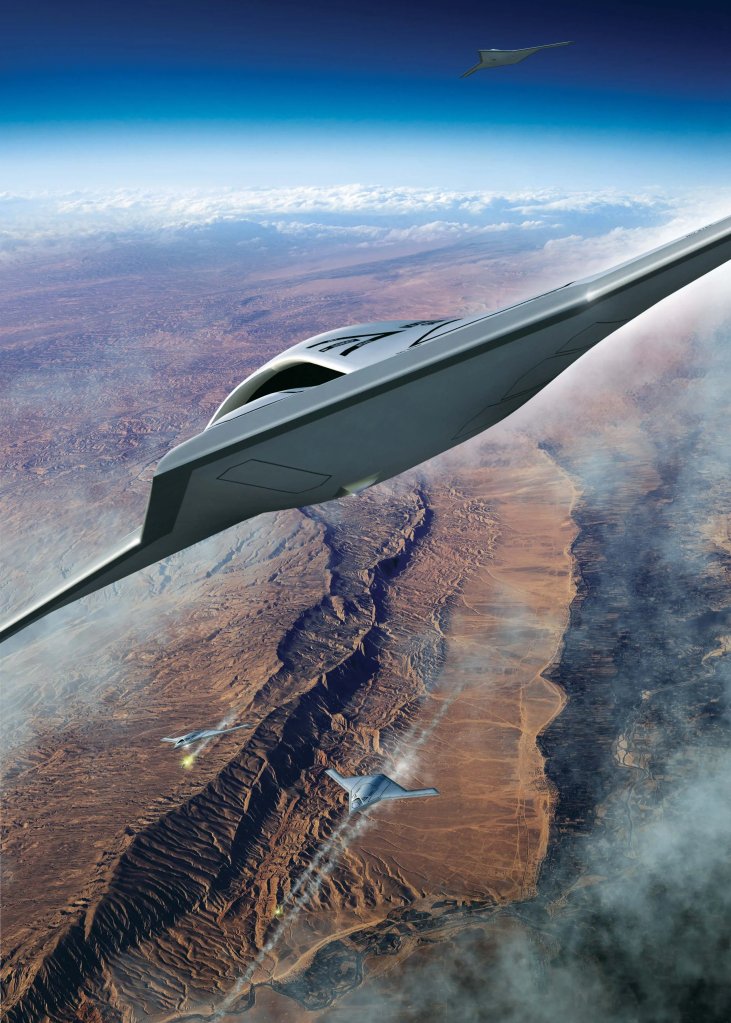 طرح مفهومی Northrop Grumman برای MQ-Next پنهان‌کار