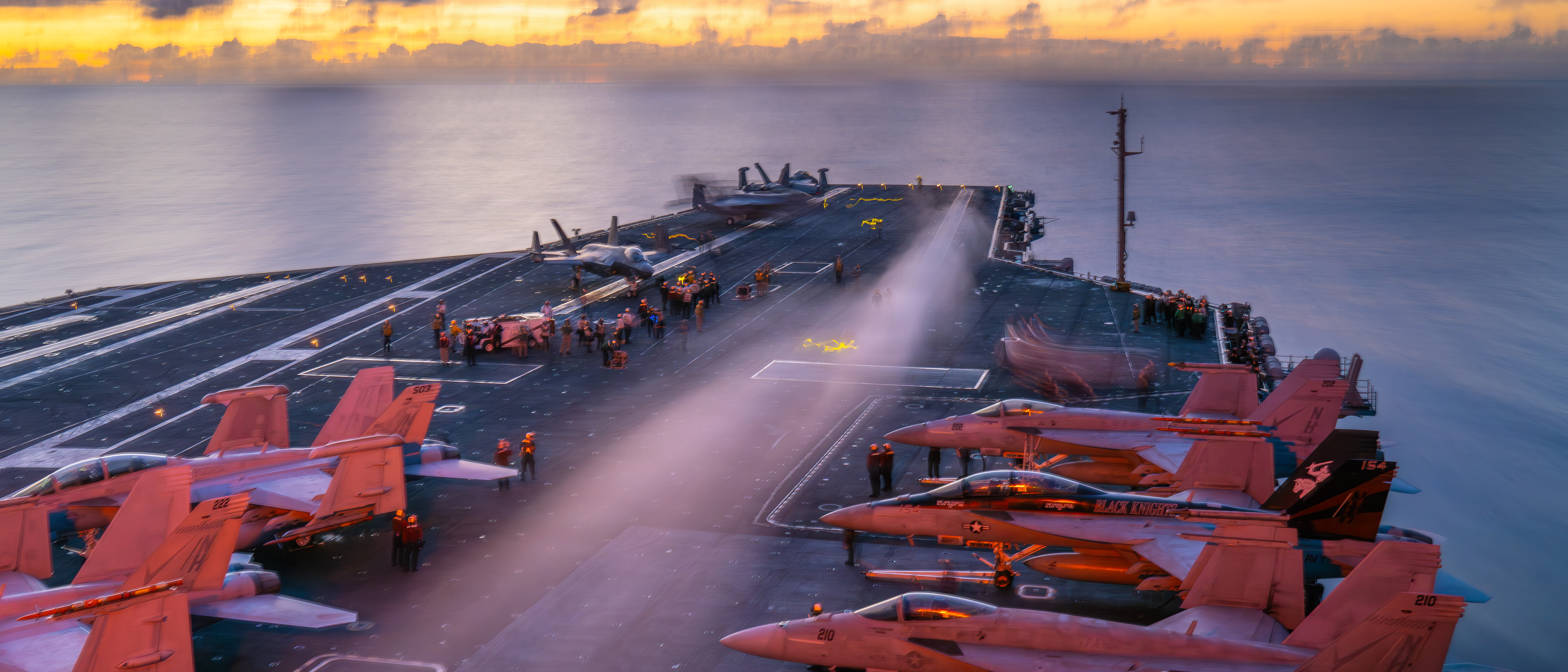 PACIFIC OCEAN (May 4, 2026) –The Nimitz-class aircraft carrier USS Theodore Roosevelt (CVN 71) conducts flight operations, May 4, 2026. Theodore Roosevelt, flagship of Carrier Strike Group (CSG) 9, is underway in the U.S. 3rd Fleet area of operation conducting advanced training to bolster strike group readiness and capability. An integral part of U.S. Pacific Fleet, U.S. 3rd Fleet operates naval forces in the Indo-Pacific and provides the realistic, relevant training necessary to execute the U.S. Navy’s role across the full spectrum of military operations. (U.S. Navy photo by Mass Communication Specialist 3rd Class Aaron Haro Gonzalez)