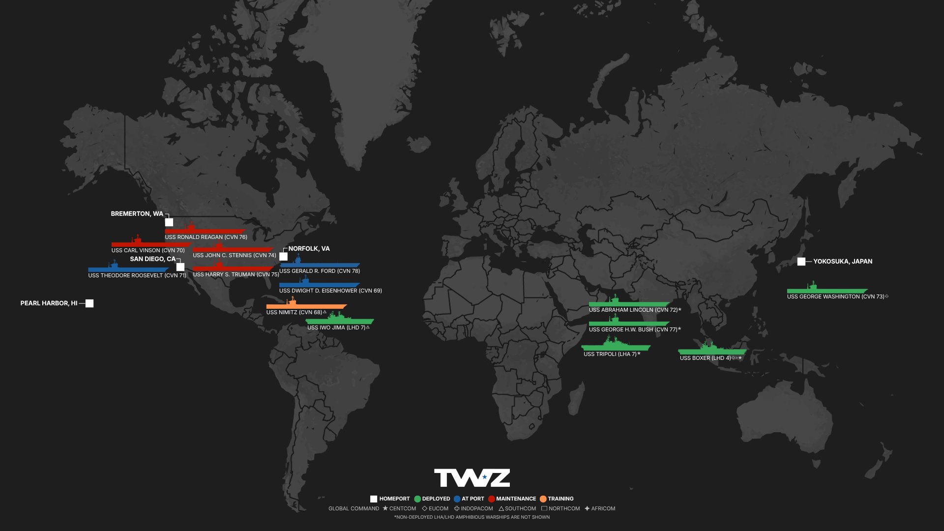Where Are The Carriers As Of May 26, 2026: Nimitz Arrives In The Caribbean