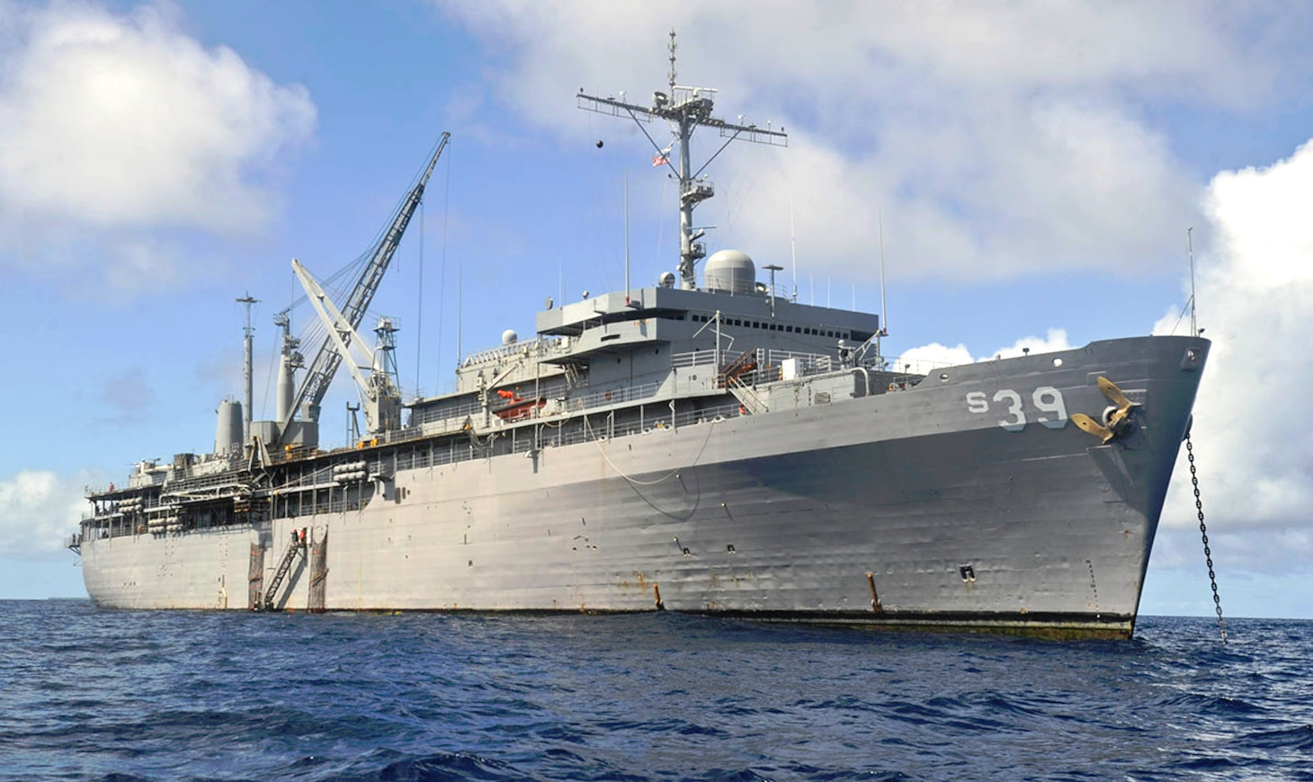 Navy's Unwanted Sea Base Ship Will Test At-Sea Rearming Of Warships