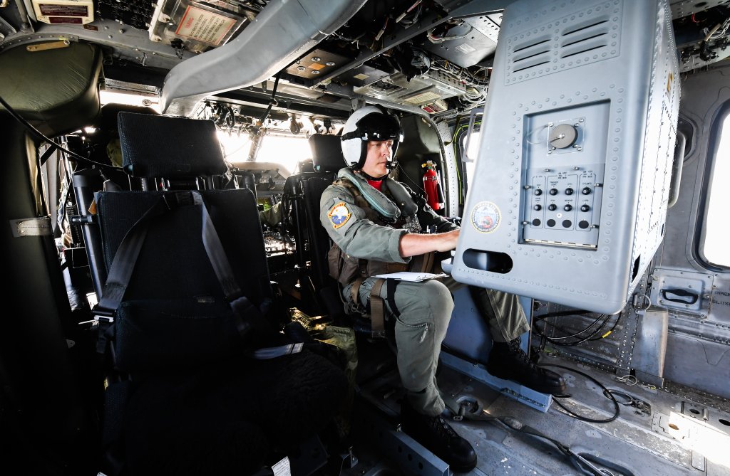 Naval Aircrewman 1st Class Patrick Miller, assigned to the Dragon Whales of Helicopter Sea Combat Squadron (HSC) 28, operates the common console, used for both Airborne Laser Mine Detection System (ALMDS) (pictured) and the Airborne Mine Neutralization System (AMNS), aboard a MH-60S Sea Hawk helicopter. The console controls the ALMDS pod, which collects laser data for initial and requisition mine sweeping missions. The squadrons use of the are a first in the Baltic Sea and the Naval Forces Europe area of operations. BALTOPS is the premier annual maritime-focused exercise in the Baltic Region, marking the 47th year of one of the largest exercises in Northern Europe enhancing flexibility and interoperability among allied and partner nations. U.S. Navy photo by Chief Mass Communication Specialist Shannon E. Renfroe (Released)