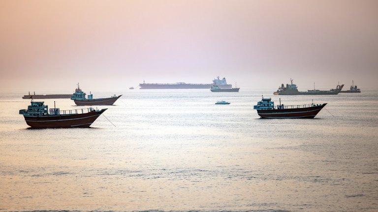 The IMO paused its plan to evacuate ships from the Persian Gulf after Iran struck a cargo vessel.