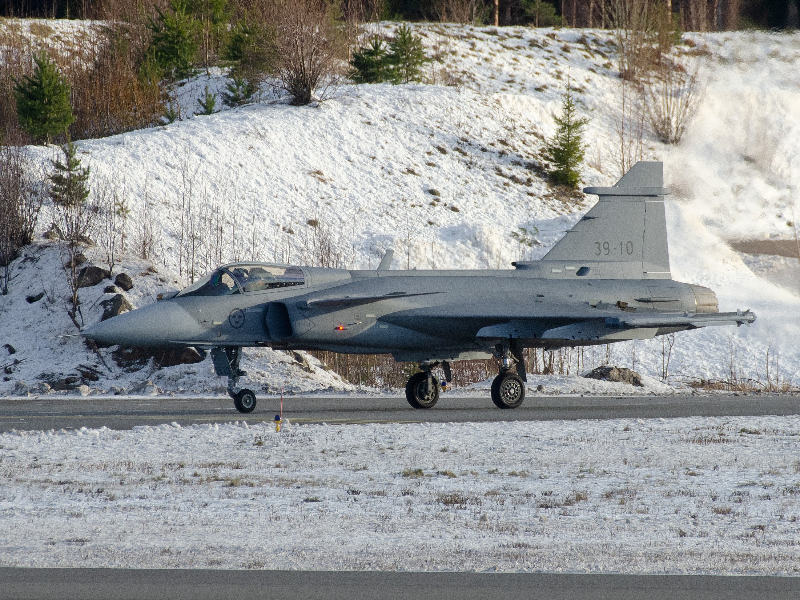 Gripen E in Finland for the HX Challenge