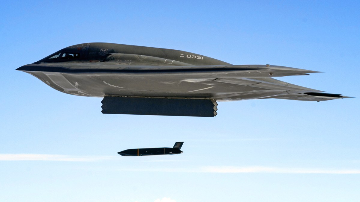 B-2 bomber fires stealth anti-ship missile LRASM in surprise Air Force reveal