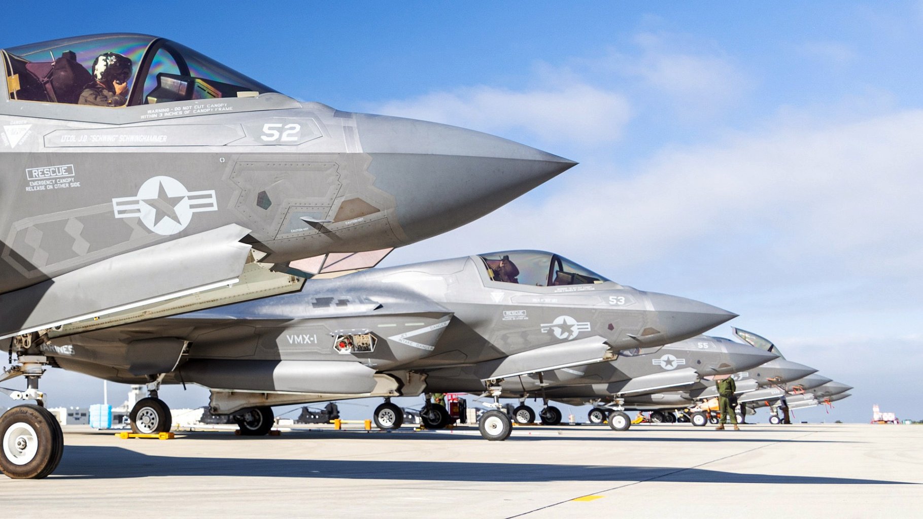 The U.S. military has now confirmed the acceptance of at least six F-35 Joint Strike Fighters for the U.S. Marine Corps without radars.