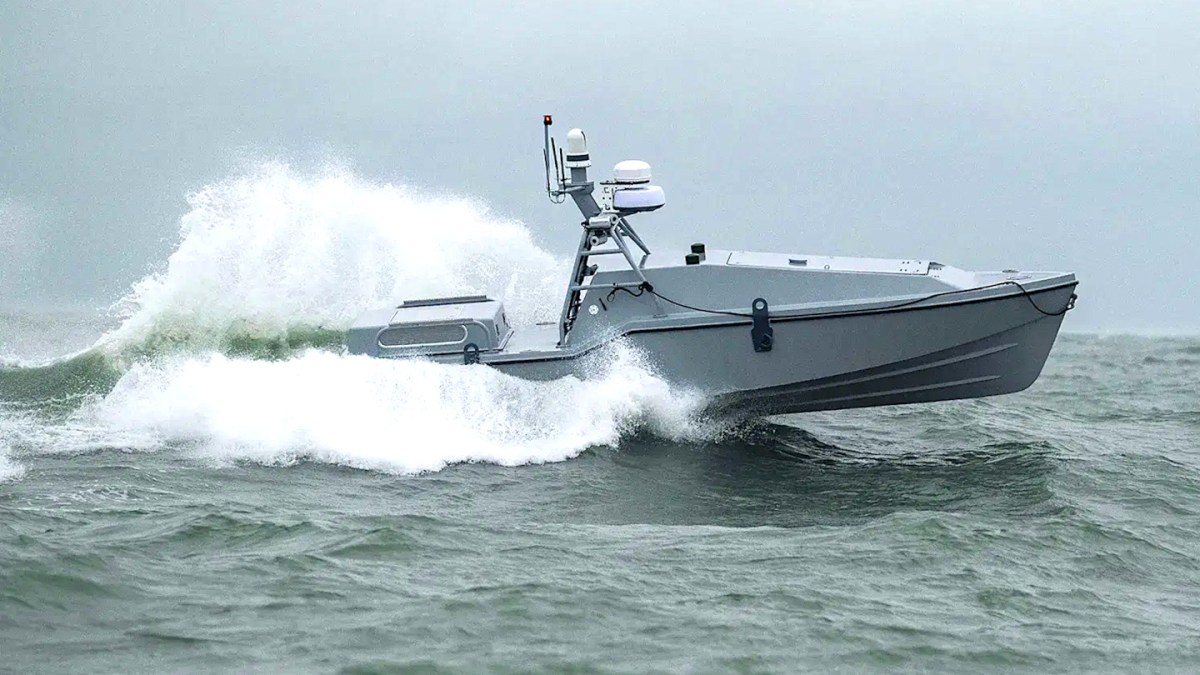 This Is The Corsair Drone Boat That Plucked The Downed Apache Crew Out Of The Gulf Of Oman