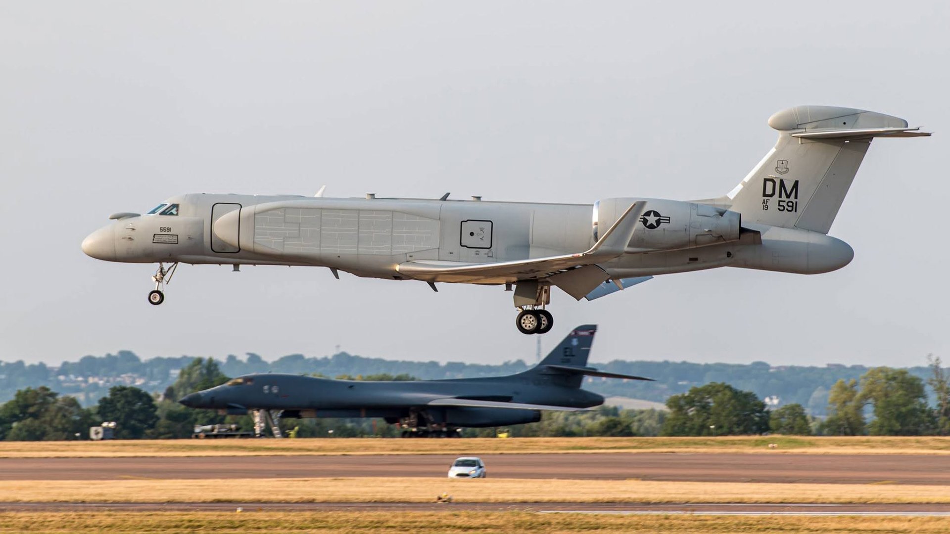 EA-37Bs Arrive At RAF Fairford As Iran Threatens To Attack The UK Air Base