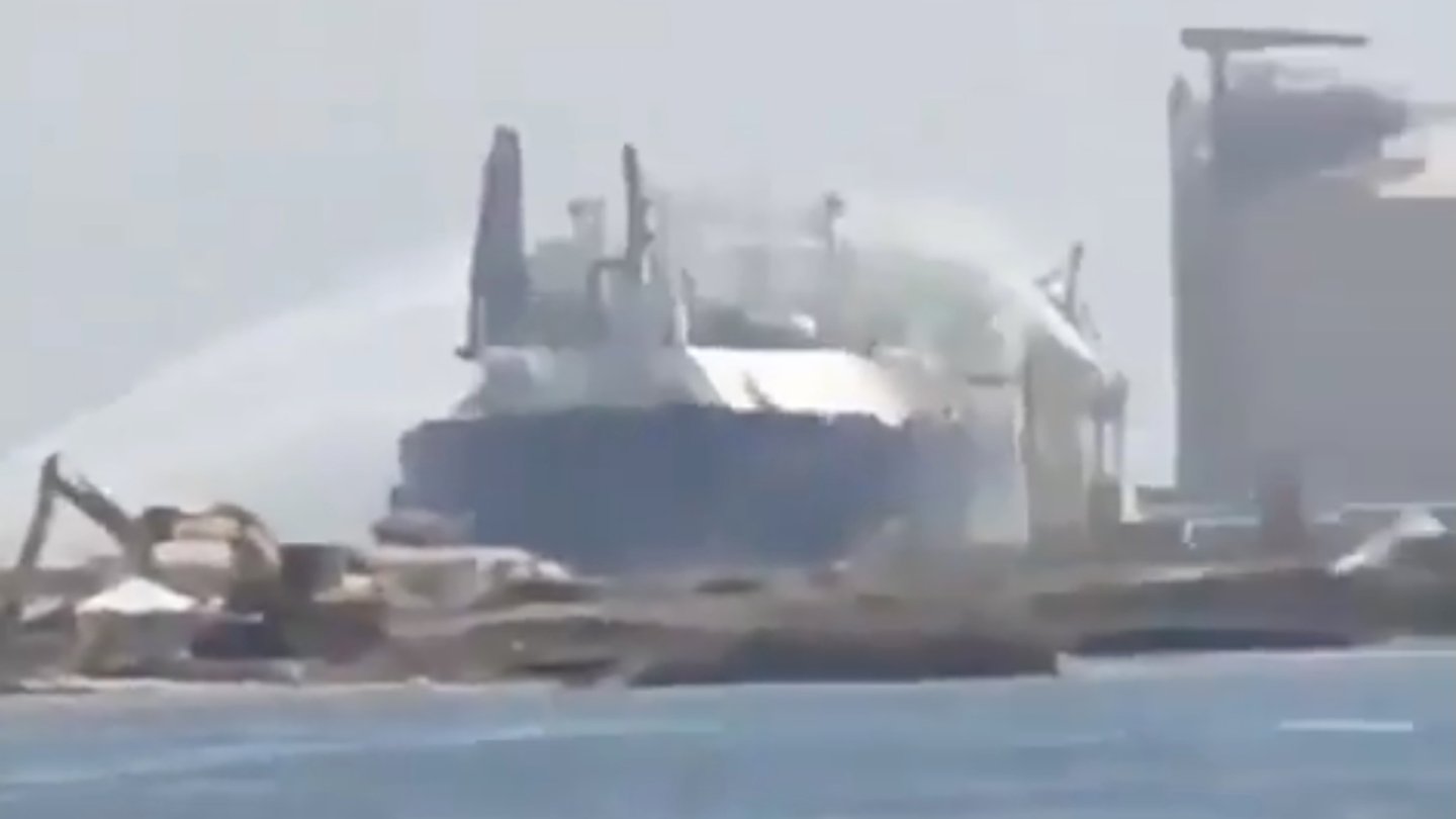 Drone Strike On Egyptian Port On Mediterranean Stokes Concerns Iran Conflict Will Widen
