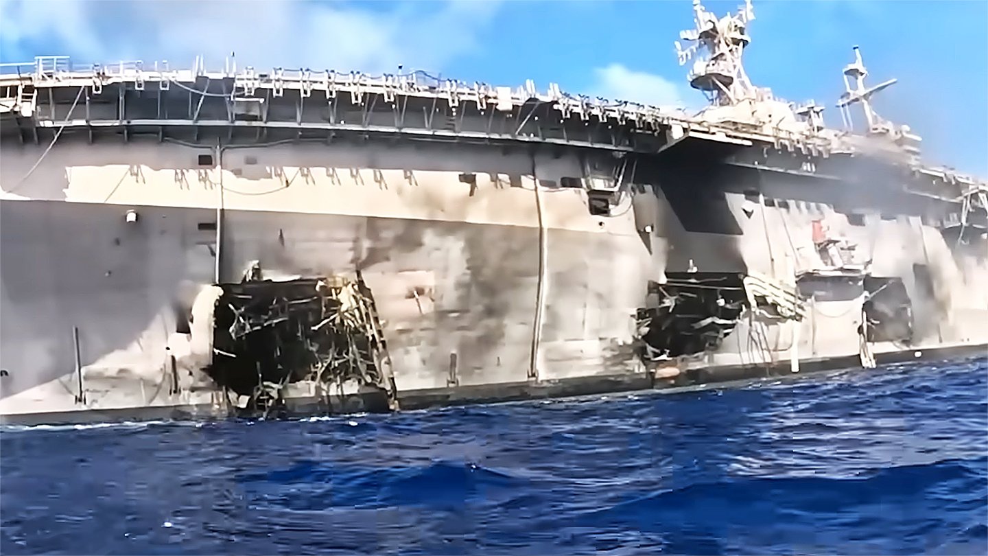 Just days after the U.S. military publicly acknowledged using kamikaze drone boats in combat for the first time, the Navy has confirmed that its GARC uncrewed surface vessel (USV) took part in its first live-fire strike. The kamikaze drone boat was employed during RIMPAC 2026, attacking the former USS Peleliu in the exercise’s high-profile SINKEX.