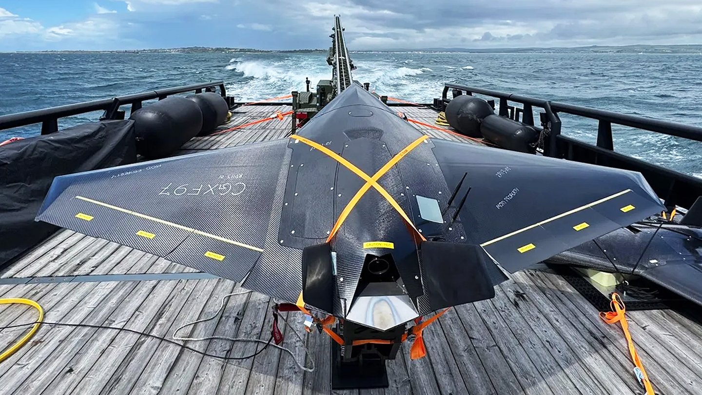 Royal Navy sea-launches Nyan kamikaze drone in step toward hybrid fleet