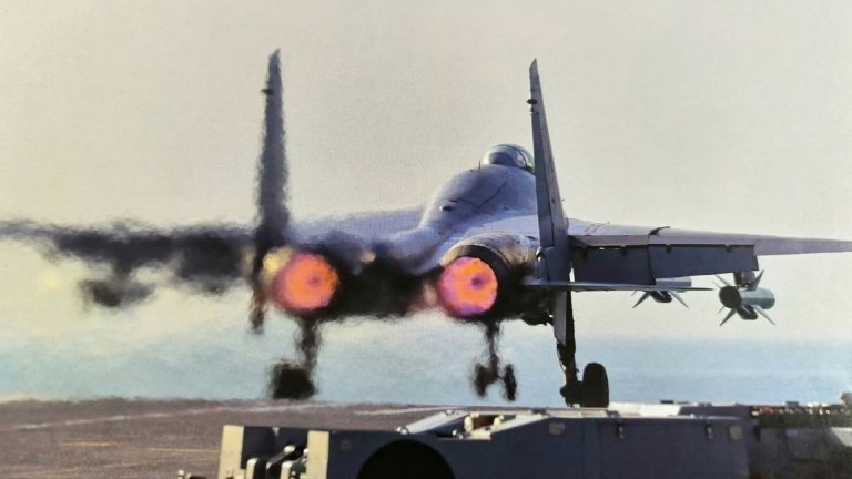 Apparently for the first time, an image has appeared showing a Chinese J-15T carrier-based fighter launching while carrying four anti-ship missiles. The photo offers the clearest indication so far that China’s rapidly evolving carrier force is overcoming one of its longstanding operational constraints: getting heavily loaded strike fighters airborne from its flattops.