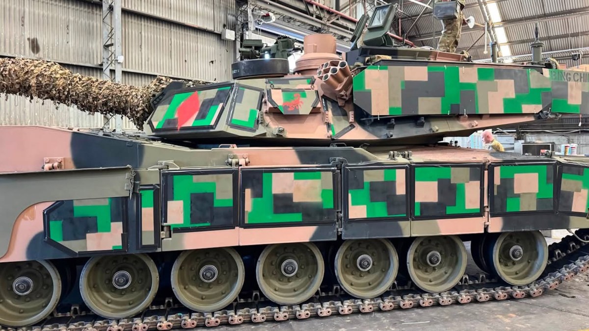 Australian Army Uses Modified Abrams Tank as Opposing-Force Surrogate in Officer Training
