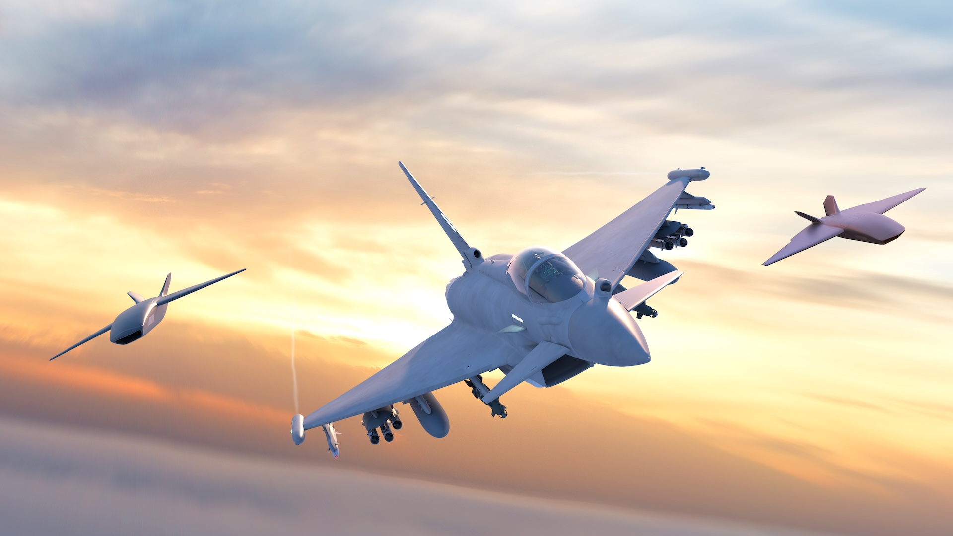 Typhoons Paired With CCA Fighter Drones Armed With Meteor Missiles Eyed By UK