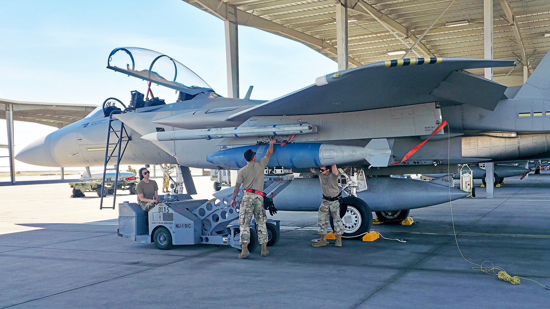 F-15EX Drops Training Bombs for the First Time, Expanding Its Mission Set