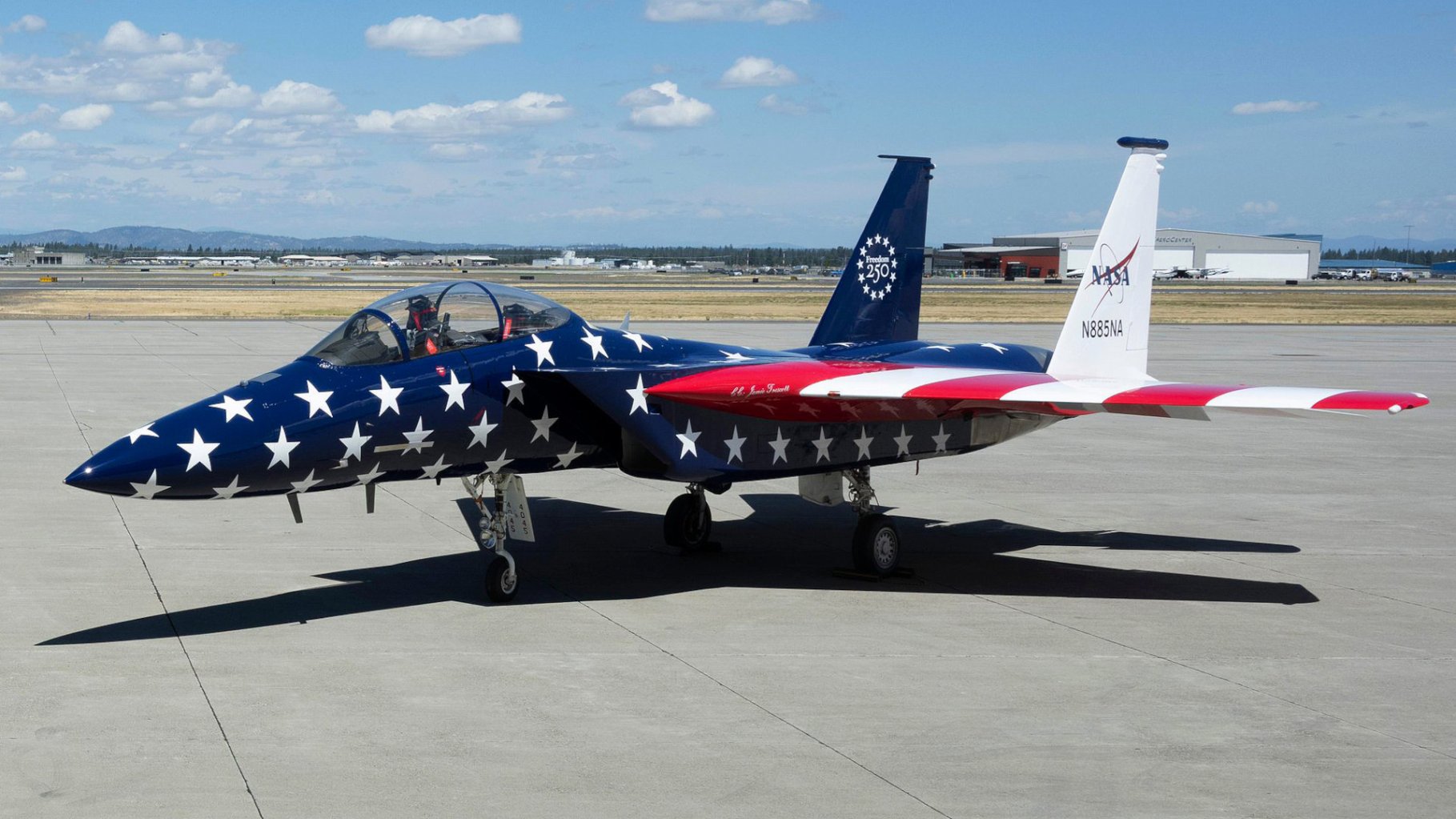 NASA-affiliated aircraft, including F-5 Tiger IIs jets, will kick off roughly seven hours of flyovers above Washington, D.C., to mark the Fourth of July.