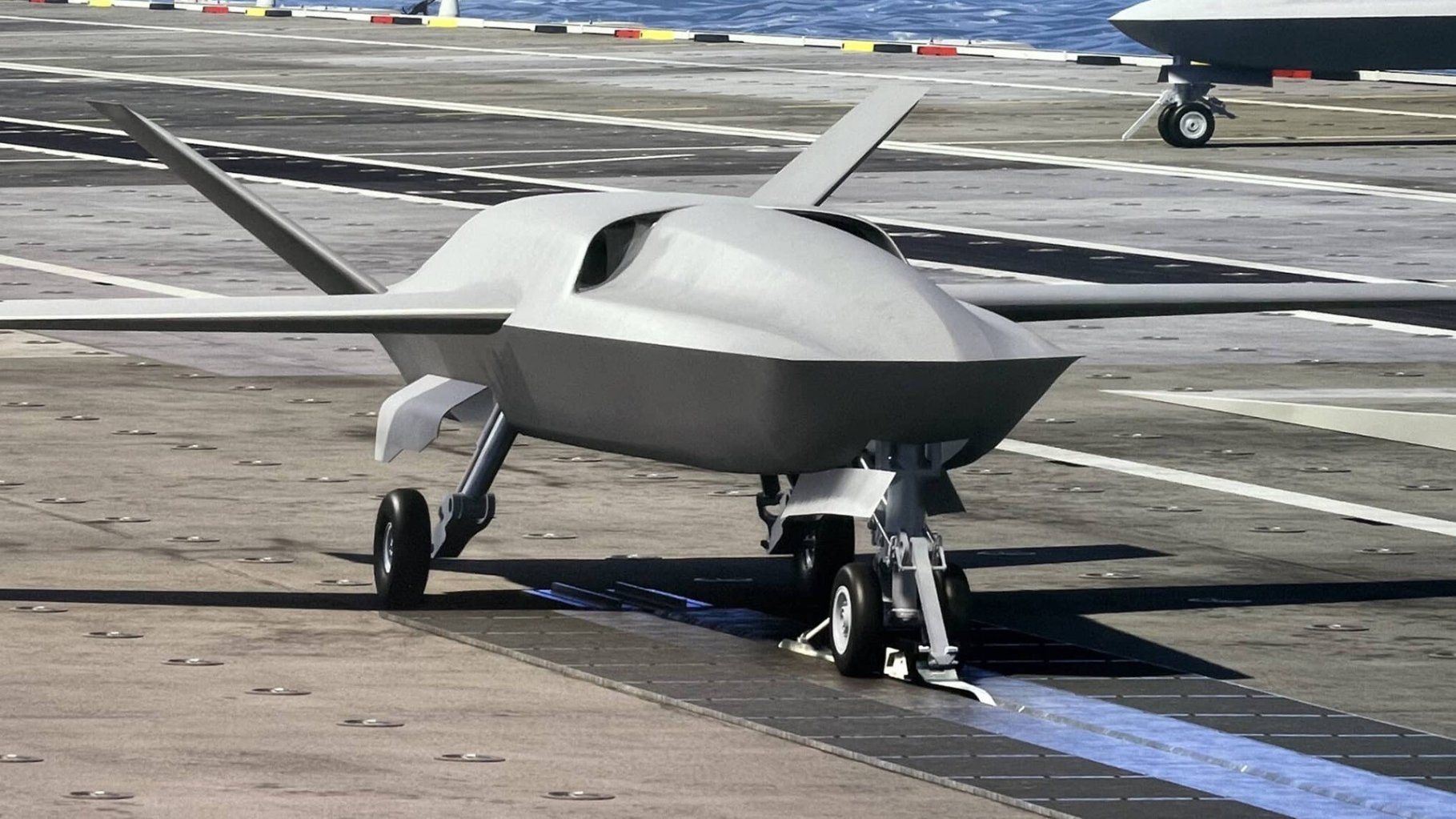 The U.S. Navy is envisioning a future force of carrier-based uncrewed aircraft capable of attacking enemy forces at least 1,000 nautical miles away from the ship.