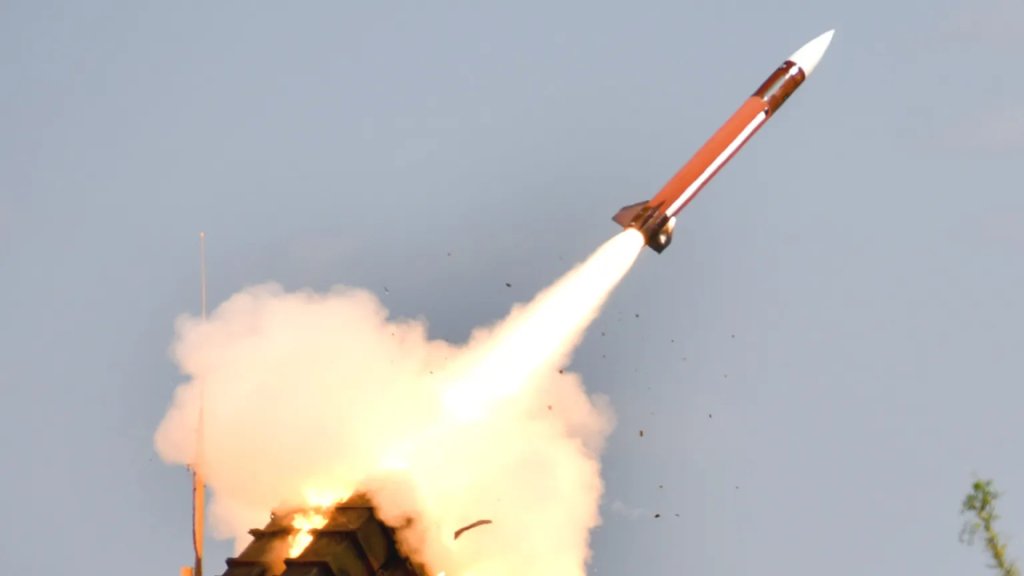 Un interceptor de la serie PAC en el momento del lanzamiento. Ejército de EE. UU.